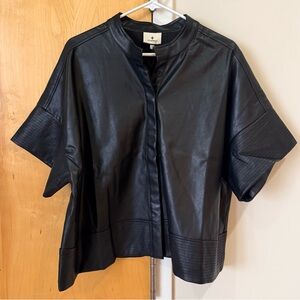 Tuckernuck Black Leather Top
